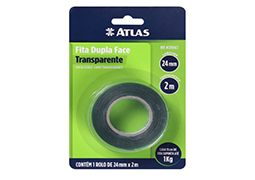 FITA DUPLA FACE TRANSPARENTE 12MM x 20M AT2912/20