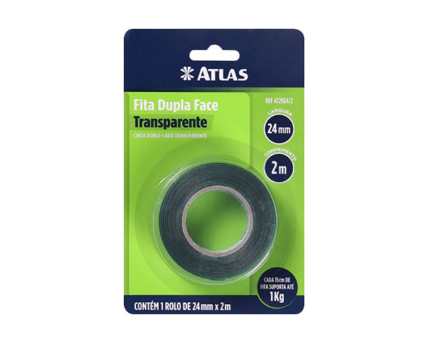 FITA DUPLA FACE TRANSPARENTE 19MM x 20M AT2919/20