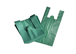 SACOLA RECICLADA C-2 VERDE 50X70X0,006 PCT 3KG C/150 UND