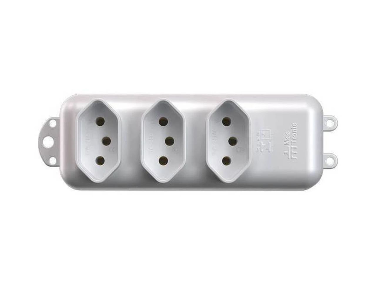 TOMADA EM BARRA 3 SAÍDAS 2P+T 20A/250V BRANCA 39785