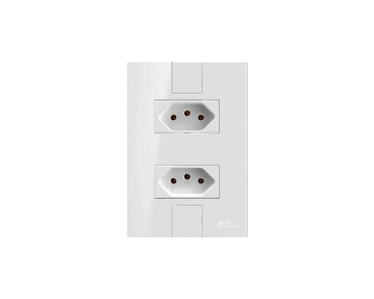 TOMADAS CLICK 2 TOMADAS 2P+T 10A/250V HORIZONTAL COM PLACA 49084