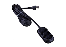 EXTENSÃO PP TRIPOLAR BIVOLT 3X075 10MTS PRETA