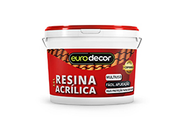 RESINA ACRÍLICA BRILHANTE BASE ÁGUA 3,6LT INCOLOR 