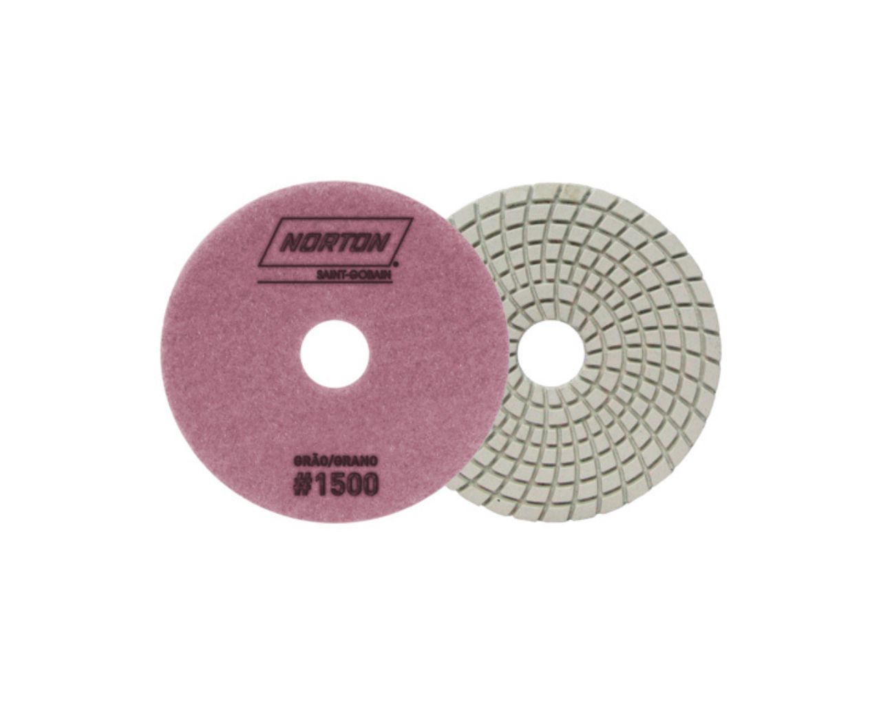 DISCO BRILHO D'ÁGUA POLIMENTO COM VELCRO 100 G1500 ROXO