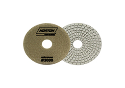 DISCO BRILHO D'ÁGUA POLIMENTO COM VELCRO 100 G3000 MARROM