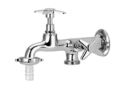 TORNEIRA TANQUE E MÁQUINA METAL 1131 2 SAIDAS C-23 1/4