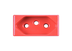 MODULO LIZ TOMADA 2P+T 20A VERMELHO