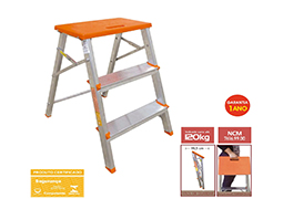 BANQUETA DE ALUMÍNIO ESCADA 3 DEGRAUS BOTAFOGO