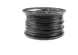 CABO DE ACO ALMA FIBRA ENCAPADO INC 3/32X1/8 BOBINA C/ 200MT
