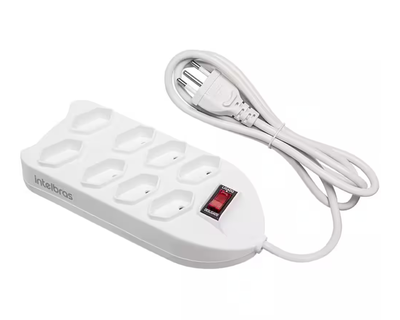 FILTRO DE LINHA COM FUSÍVEL 8 TOMADAS EPE 1008+