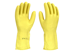 LUVA DE LATEX AMARELA 9