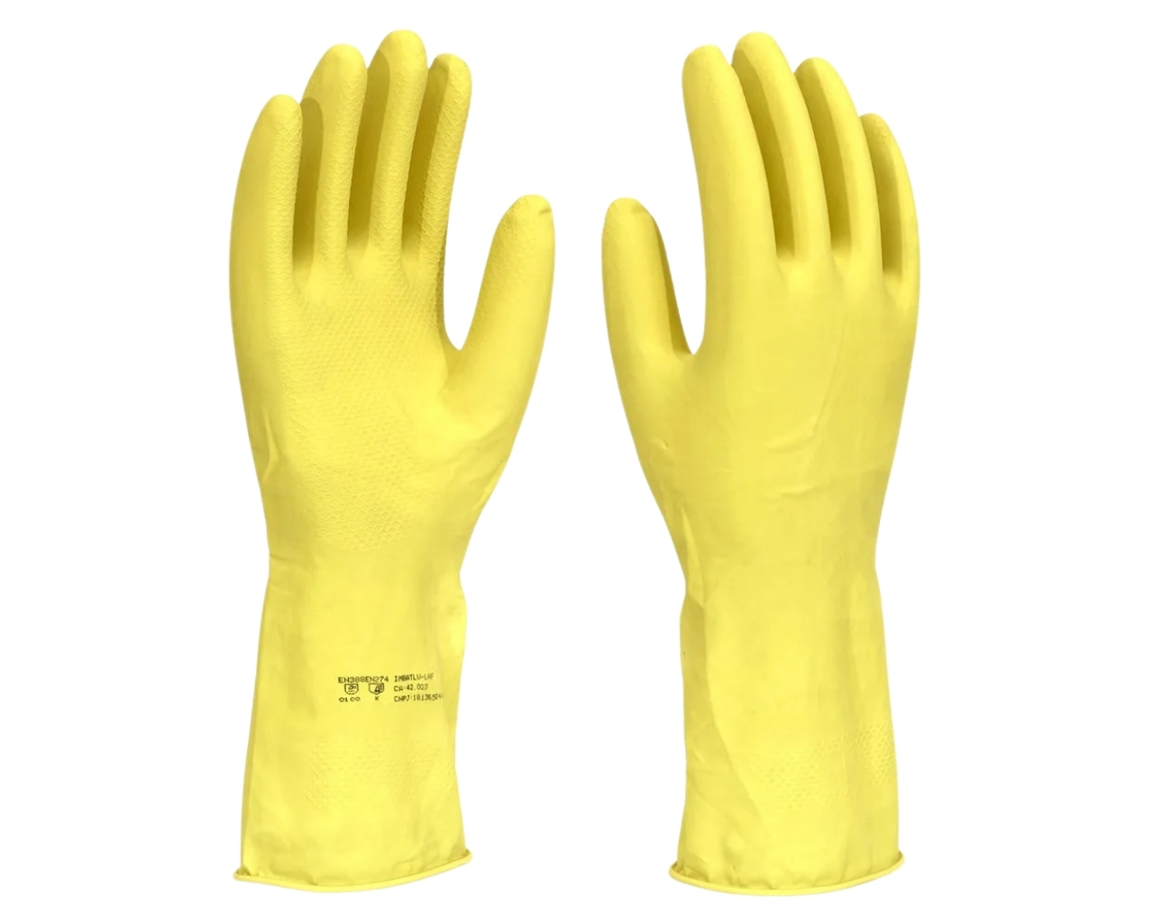 LUVA DE LATEX AMARELA 10