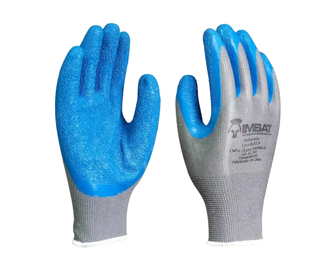 LUVA TRICOTADA BANHO LÁTEX PALMAR AZUL 08