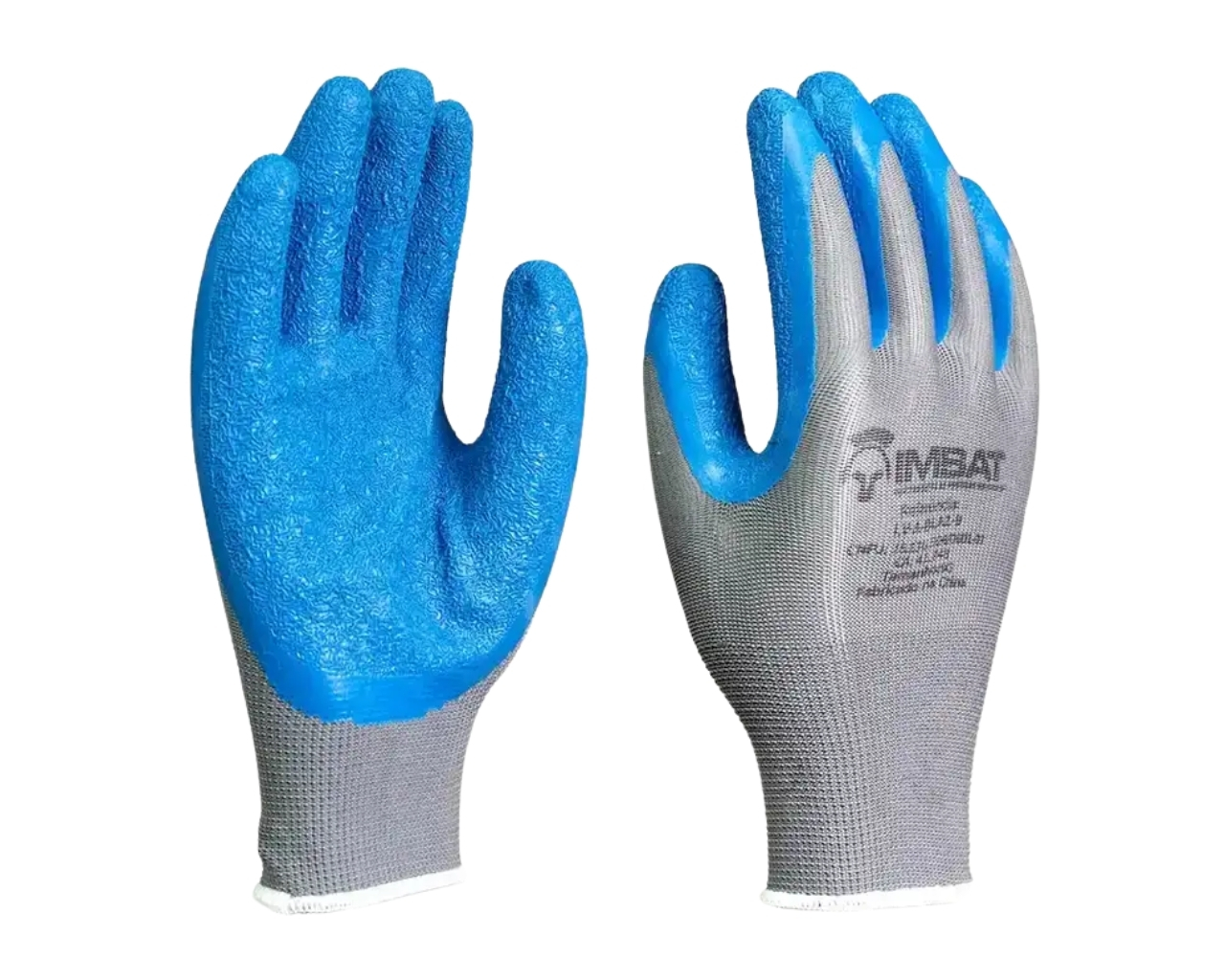 LUVA TRICOTADA BANHO LÁTEX PALMAR AZUL 09