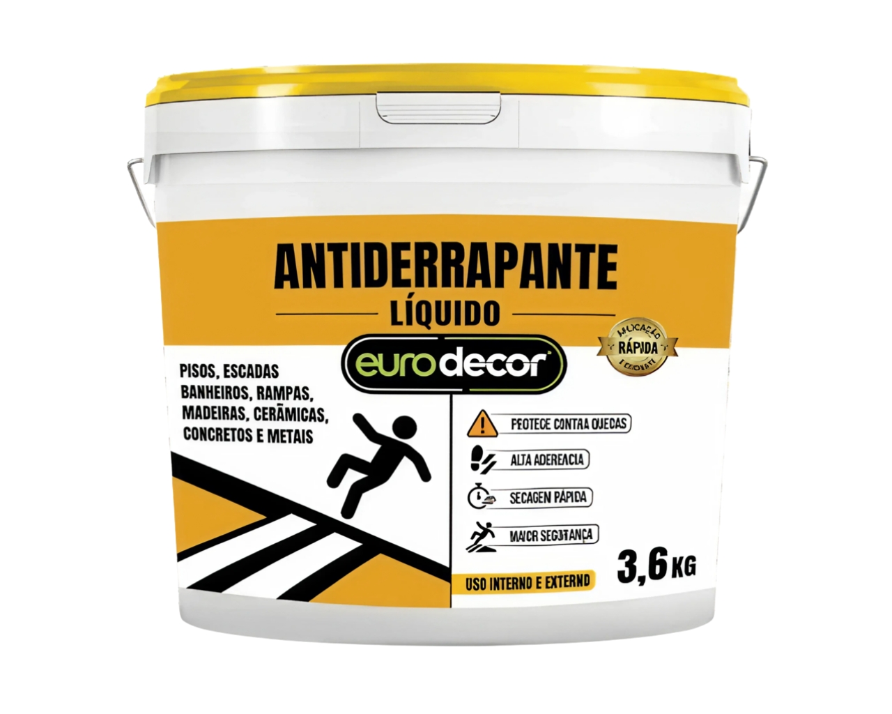 ANTIDERRAPANTE 3,6KG INCOLOR